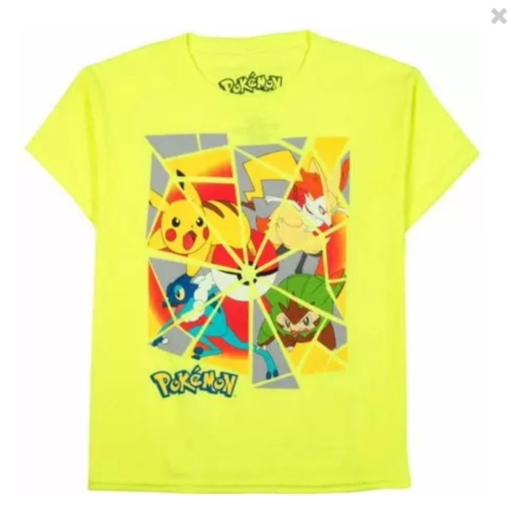 Big Boys Pokemon Glass Shatter Effect Character T-Shirt, 2XL 18 - Picture 1 of 4